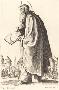 聖タデウス、1631 年に出版。 作： Jacques Callot