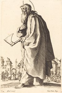 聖タデウス、1631 年に出版。 作： Jacques Callot