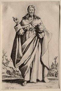 救世主の聖母マリアのイコン / Les Grands Apôtres (The Large Apostles): The Savior 作： Jacques Callot