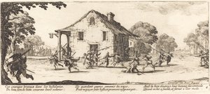 略奪のシーン 作： Jacques Callot