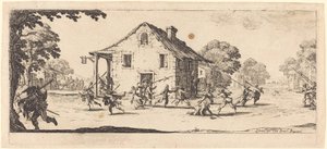 略奪のシーン 作： Jacques Callot