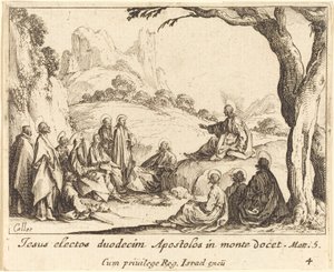 山上の垂訓 作： Jacques Callot