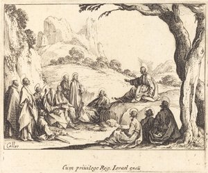 山上の垂訓 作： Jacques Callot