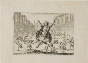 カプリスより サーカスの小競り合い 作： Jacques Callot