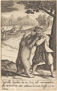 スパディーノ、1619年。 作： Jacques Callot