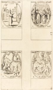聖ベニグス; 諸聖人の祭典; 死者の記念; セント・ヒューバート 作： Jacques Callot