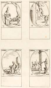 セントブライス; 聖セラピオン。 聖エウゲニウス。 セント・エドマンド 作： Jacques Callot