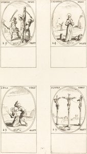 セント。 忠実; セント。 アガペタス; セント。 デュラ; セント。 泥棒ディマス 作： Jacques Callot