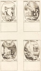 セント。 フラビアン; セント。 勝利; セント。 サーバント; セント。 タルシラ 作： Jacques Callot
