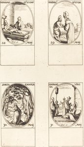 セント。 パリのゲルマヌス; セント。 マキシミナス; セント。 エメリア; セント。 ペトロニラ 作： Jacques Callot