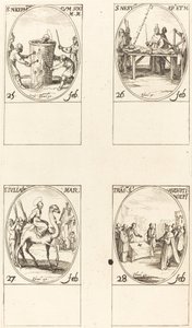 聖ニケフォロス; 聖ネスター。 セントジュリアン; 聖アウグスティンの訳 作： Jacques Callot