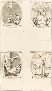 聖ペテロ、使徒。 天使の聖マリア。 聖シュテファンの遺体の発見。 聖ドム 作： Jacques Callot