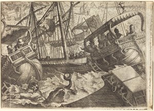 バルセロナ沖の嵐 [直訳] 作： Jacques Callot