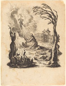 庭の苦しみ、c。 16241625。 作： Jacques Callot