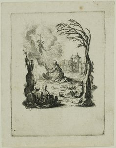 小さな受難』より「庭園の苦悩 作： Jacques Callot