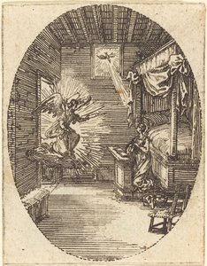 受胎告知。 作： Jacques Callot