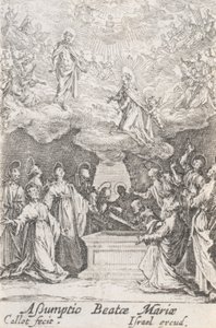 聖母被昇天、いいえ。 13 聖母の生涯より 作： Jacques Callot