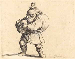 バグパイプ奏者 作： Jacques Callot