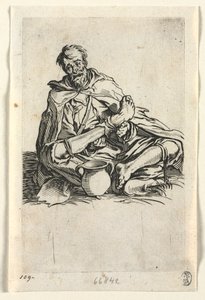 乞食：マリンガー、c。 1623年。 作： Jacques Callot
