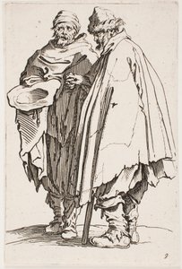 盲人とその仲間 No. シリーズから 9 ベガーズ 作： Jacques Callot
