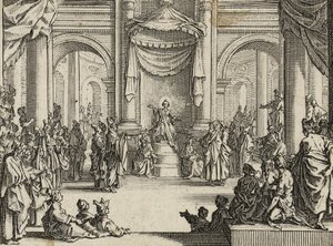 医者の間の少年イエス、1635 作： Jacques Callot