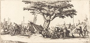 キャンプ 作： Jacques Callot