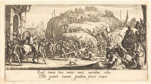 十字架の担ぎ 作： Jacques Callot