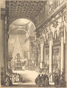 マティアス皇帝のカタファルク 作： Jacques Callot