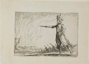 徒歩の司令官（『気まぐれ』より 作： Jacques Callot