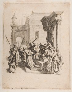非難、いいえ。 5 の 11 から La Petite Passion 作： Jacques Callot