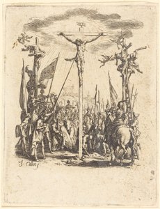はりつけ、c。 16241625。 作： Jacques Callot