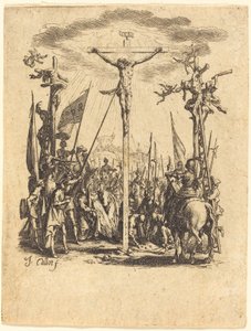 はりつけ、c。 16241625。 作： Jacques Callot