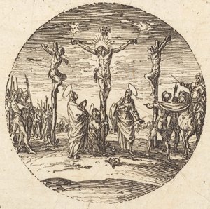 はりつけ、c。 1631年。 作： Jacques Callot