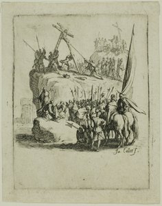 磔刑、『小さな受難』より 作： Jacques Callot