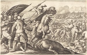 トルコ騎兵隊の敗北、c。 1614年。 作： Jacques Callot