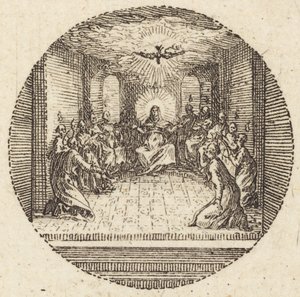 聖なる鳩の降下、c。 1631年。