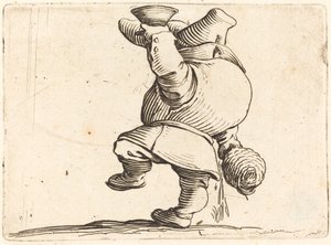 酒飲み、背面図 作： Jacques Callot