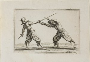 カプリスより 剣と短剣の決闘 作： Jacques Callot