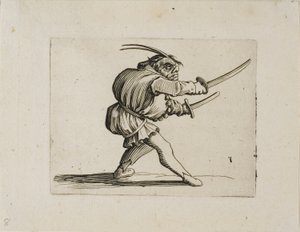 ヴァリエフィギュアゴビより 二刀流のデュエリスト 作： Jacques Callot
