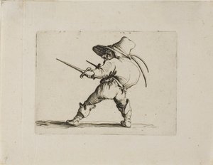 ヴァリエフィギュアゴビより剣と短剣の決闘者 作： Jacques Callot