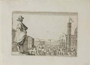 カプリースより フィレンツェのドゥオモ 作： Jacques Callot