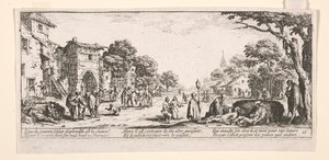 道端で死ぬ 作： Jacques Callot