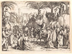 エルサレムへの入場 作： Jacques Callot