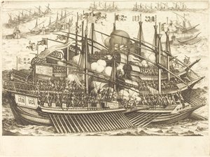 最初の海戦 作： Jacques Callot