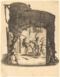 むち打ち 作： Jacques Callot