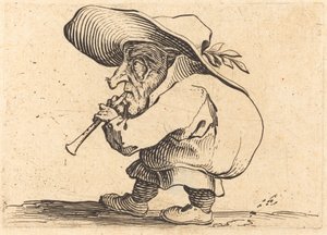 フラジオレット奏者 作： Jacques Callot