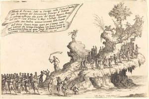 パルナッソス山の山車 作： Jacques Callot