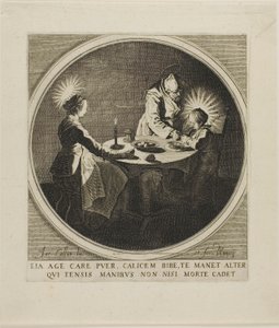 聖家族の食卓 作： Jacques Callot
