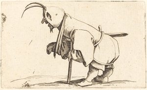 フード付きの不自由者 作： Jacques Callot