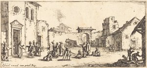 病院 作： Jacques Callot